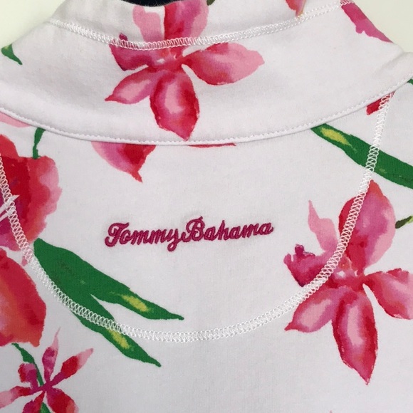 Tommy Bahama Cotton Zip Up Jacket Sz M - Picture 6 of 9